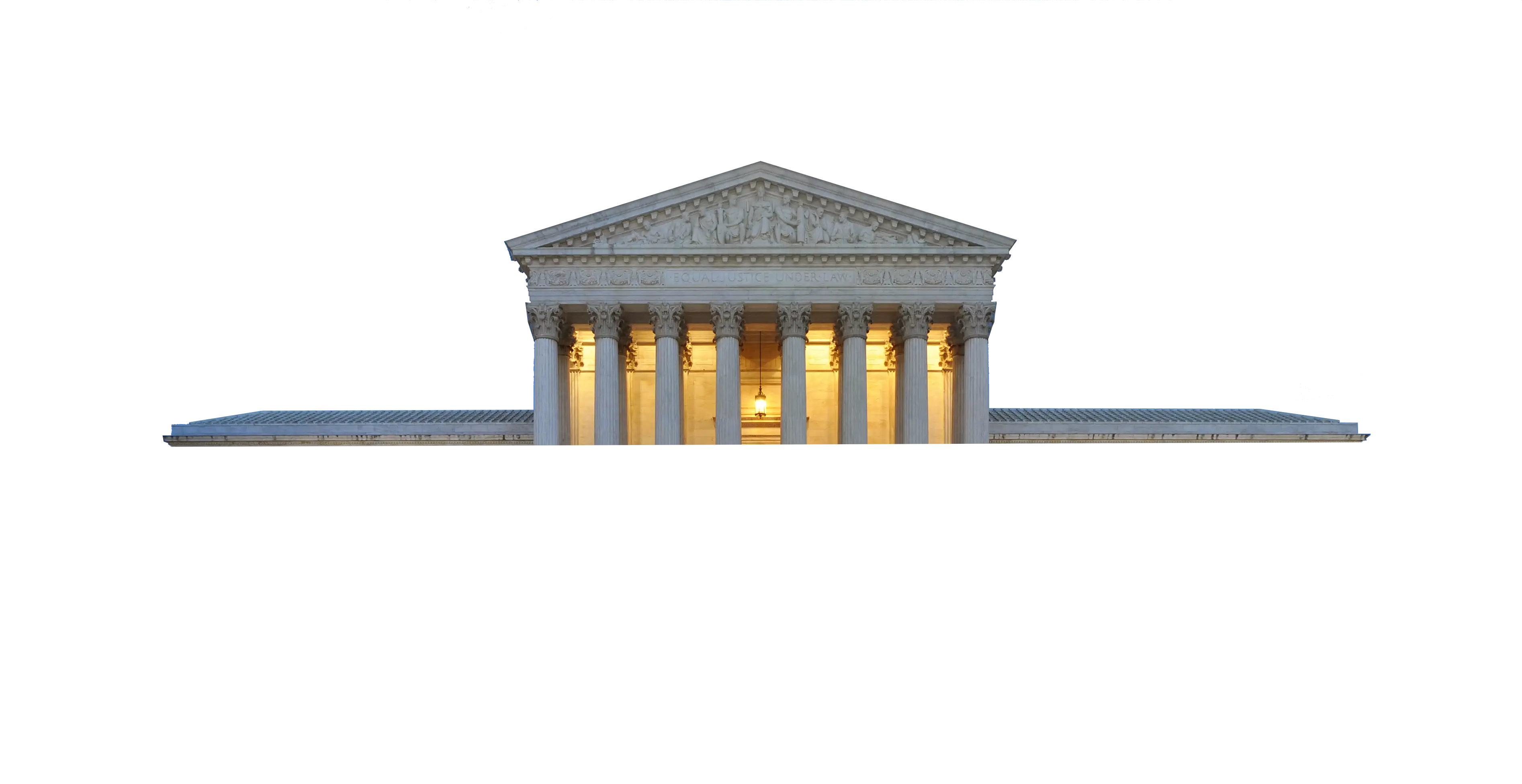 Supreme Court building cutout